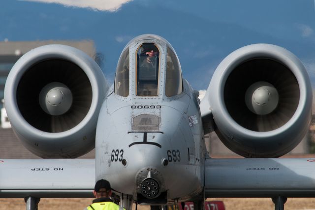 Fairchild-Republic Thunderbolt 2 (78-0693) - A-10 over night visit.