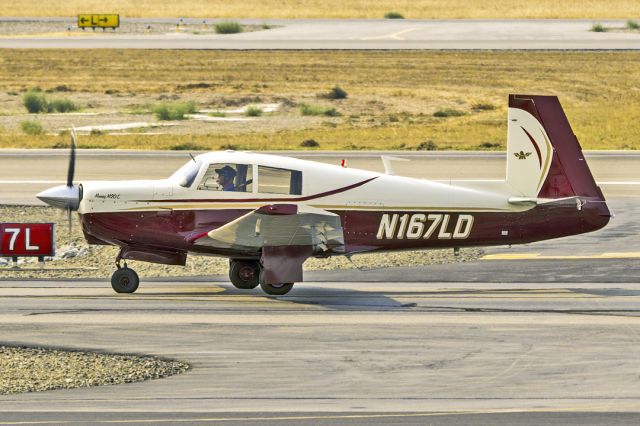 Mooney M-20 (N167LD) - Mooney M20C at Livermore Municipal Airport, CA. September 2021.