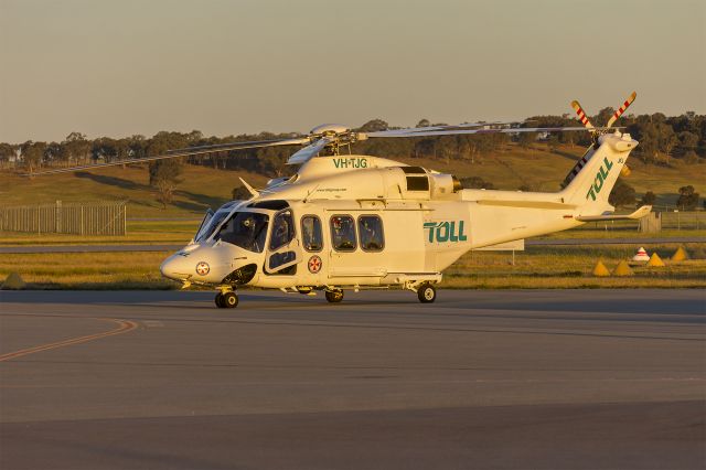 BELL-AGUSTA AB-139 (VH-TJG) - Helicorp/Toll Helicopters (VH-TJG) Leonardo AW139 at Wagga Wagga Airport.