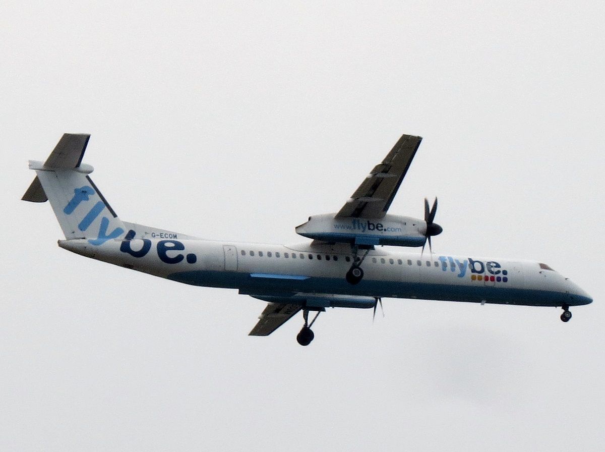 de Havilland Dash 8-100 (G-ECOM) - june 2015