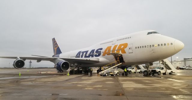 Boeing 747-400 (N480MC) - Miami Dolphins charter parked at BUF!