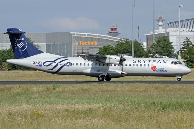 ATR ATR-72 (OK-GFR) - "SkyTeam" livery