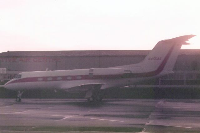 Gulfstream American Gulfstream 2 (N456AS) - Seen here in Dec-84.br /br /Reregistered N91AE in Jun-85,br /then N305AF in Jun-88,br /then N917R in Jan-89,br /then N217GA in Jun-91,br /then N1PR in May-92,br /then N422DV 25-Sep-97,br /then N143G 21-Aug-98,br /then N143V 17-Aug-99,br /then N202PX 3-Mar-05.