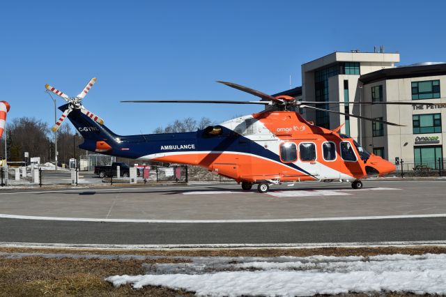 BELL-AGUSTA AB-139 (C-GYNL) - 2010 Agusta AW-139 (C-GYNL/41238) sporting a new ORNGE livery. Photo taken on March 7, 2021 