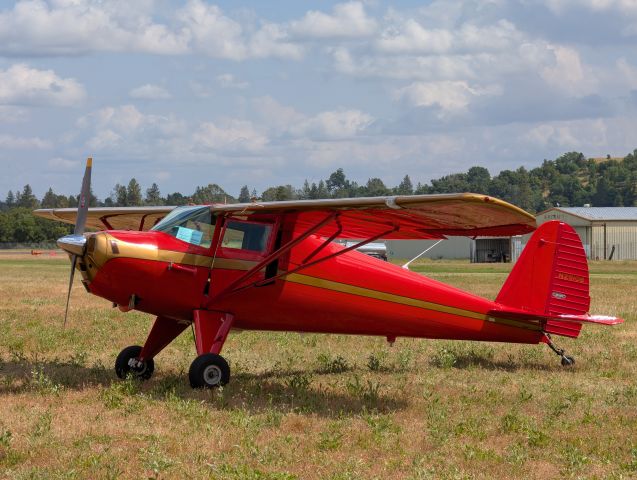TEMCO Silvaire (N25108) - Arrival at the 2025 Gathering of the Luscombes