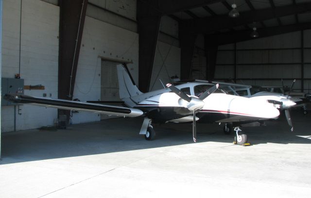Piper Seneca (N1248G) - at Queen City (hopefully we get a picture of this fine plane when its outside the hangar!)