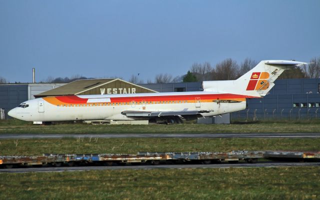 EC-CFA — - iberia 727 ec-cfa which has been used for years by the shannon airport fire service for training.23/12/13.