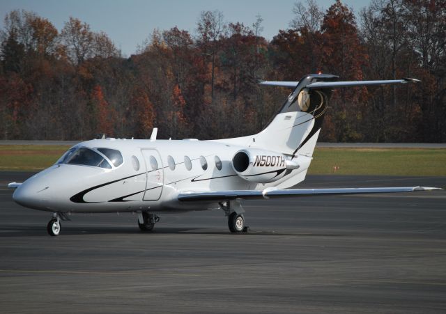 Beechcraft Beechjet (N500TH) - CAROLINA AIR TRANSFER LLC at KJQF - 11/14/12