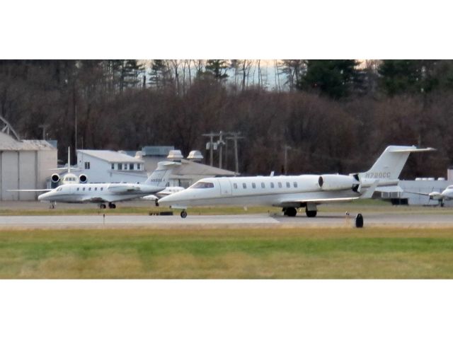 Learjet 45 (N720CC) - Rollout after landing runway 23.