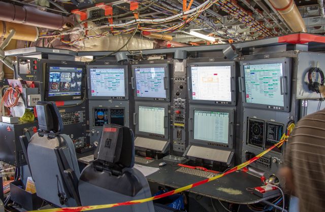 Airbus A380-800 (F-WWOW) - Inside 001. This is the flight engineers station...