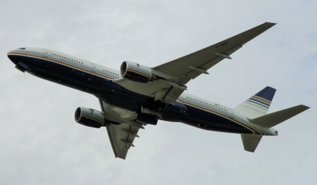 Boeing 777-200 (EC-MUA) - Departing Miami"For London,Gatwick(LGW)