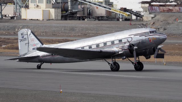 Douglas DC-3 (N24320) - A 1944 Douglas DC-3A-S1C3G , twin piston engines. "Miss Montana" from Missoula, Montana. Heading to Normandy.br /The sound of the engines sputter-putt-putt-purring is classic.