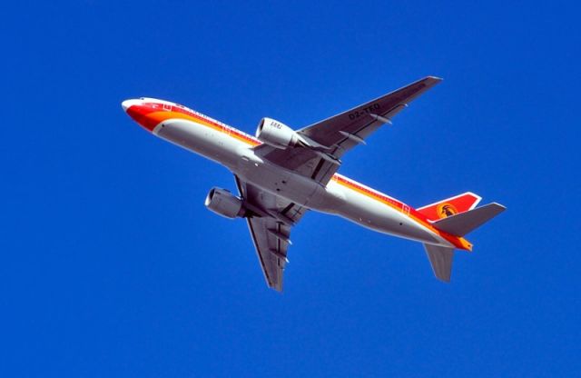 Boeing 777-200 (D2-TED) - This plane had the nasty habit of loosing parts all over Lisbon...br /They were banned in all EU...