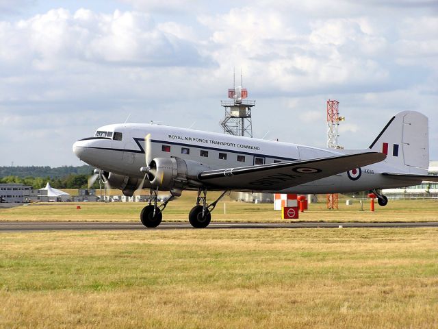 Douglas DC-3 (G-AMPY) - Douglas DC3 Dakota, G-AMPY; as KK116 Royal Air Force Command, EGLF, Farnborough Airshow 2006