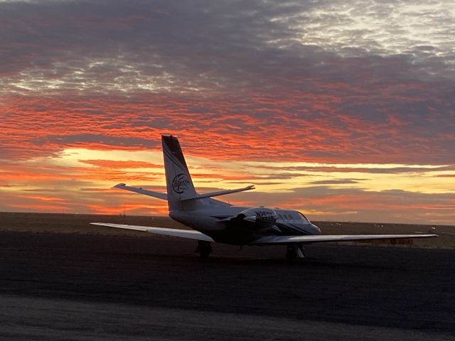 Cessna Citation II (N263WC) - West Texas Sunset