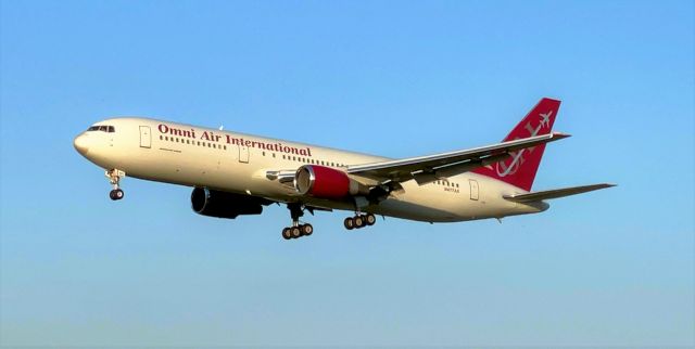 BOEING 767-300 (N477AX) - 767-3Q8(ER) arriving from Shannon, Ireland (SNN) as Omni 503 Heavy.  Previously, this bird flew for Skymark and Rossiya.