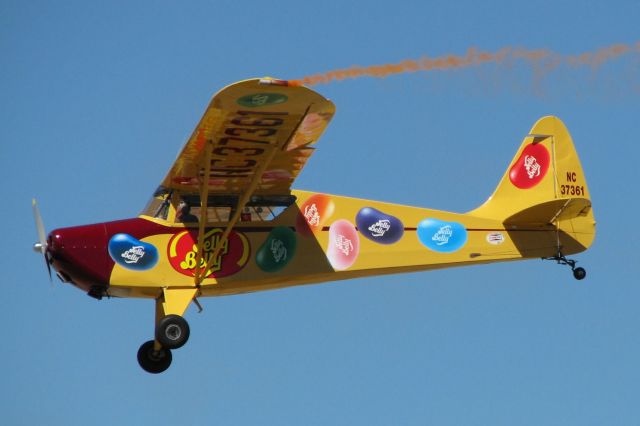 N37361 — - The Jelly Belly S-1A-65F Cadet completing a show between races at the 2010 National Championship Air Races in Reno.