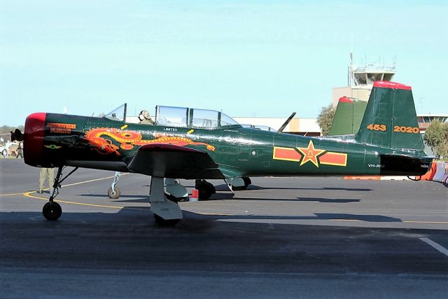 NANCHANG PT-6 (VH-AYU) - Nanchang CJ-6 May 2012 RAAF Pearce (YPEA). trainer.