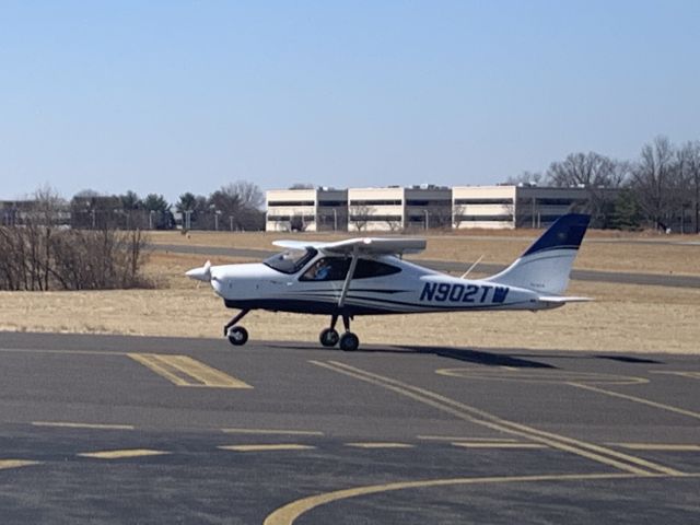 TECNAM P-2008 (N902TW) - N902TW (P208) arriving at Wings Field (KLOM)br /Photo Date: February 27, 2022