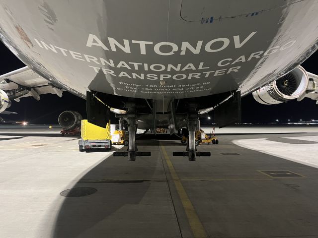 Antonov An-12 — - Tail# unknown. Aircraft was sitting in EDDP for repair work. 
