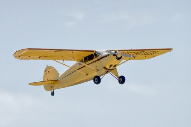 FUNK B (N81101) - Funk B75L over Livermore Municipal Airport (CA). April 2021.