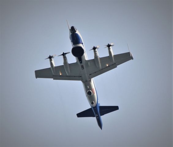 Lockheed P-3 Orion (N42RF) - noaa wp-3d orion n42rf flying over the airfield to the west coast 12/2/20.