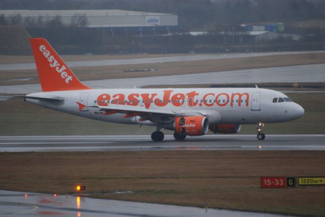 Airbus A319 — - Just landed at Birmingham