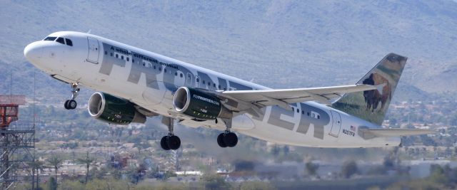 Airbus A320 (N207FR) - phoenix sky harbor international airport FFT2414 07MAR20