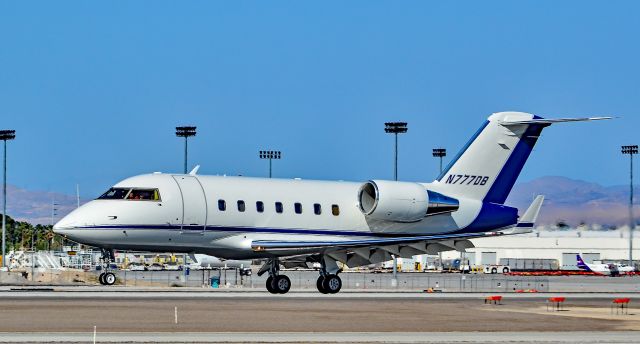 Canadair Challenger (N777DB) - N777DB 2001 Canadair CL-600-2B16 Challenger 604 (cn 5502) -Las Vegas - McCarran International (LAS / KLAS)br /USA - Nevada, March 16, 2016br /Photo: Tomás Del Coro 