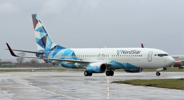Boeing 737-800 (LN-NIA) - nordstar b737-8jp ln-nia to be vq-bdx arriving in shannon from oslo 14/3/20.