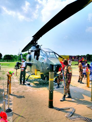 — — - AH-1 COBRA showing at defense day 7th September 2017 