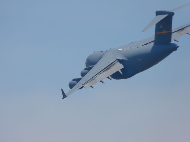 Boeing Globemaster III (96-0008) - CADDO82br /MAKING HIS FINI FLIGHT OVER Baxter Springs Kansas. br /08/19/22