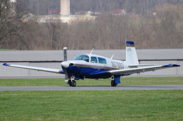 Mooney M-20 (N57663) - Seen at KFDK on 3/24/2010.      a href=http://discussions.flightaware.com/profile.php?mode=viewprofile&u=269247  [ concord977 profile ]/a