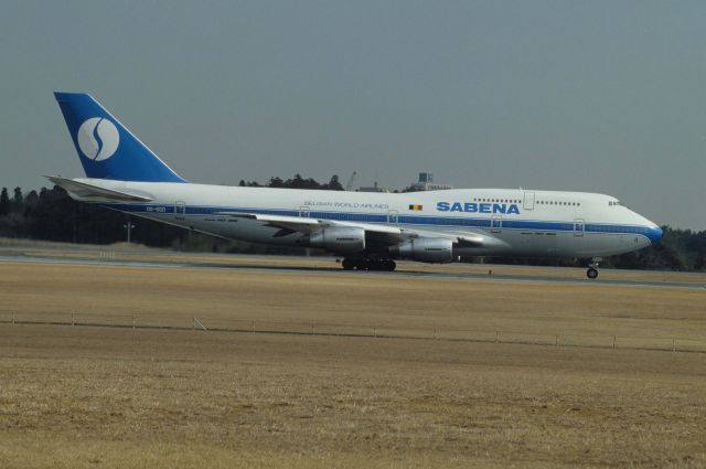 BOEING 747-300 (OO-SGD) - Departure at Narita Intl Airport Rwy16 on 1991/03/04