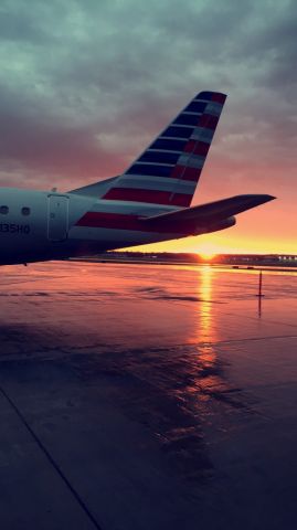 Embraer 175 — - E175 off to ORD with the sunrise my picture 