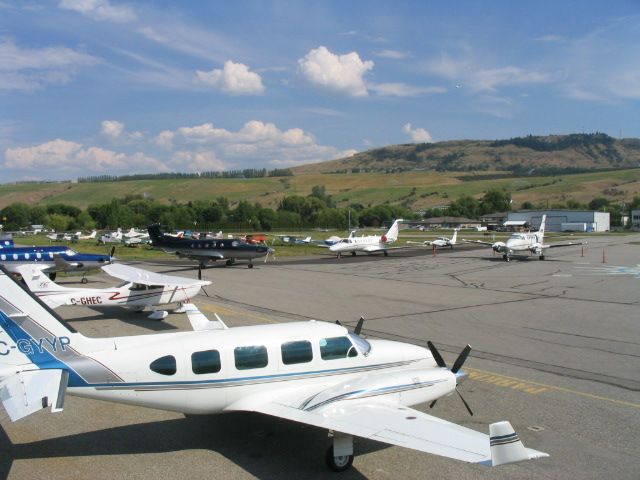 Piper Navajo (C-GYYP) - Busy Day at CYVK Vernon