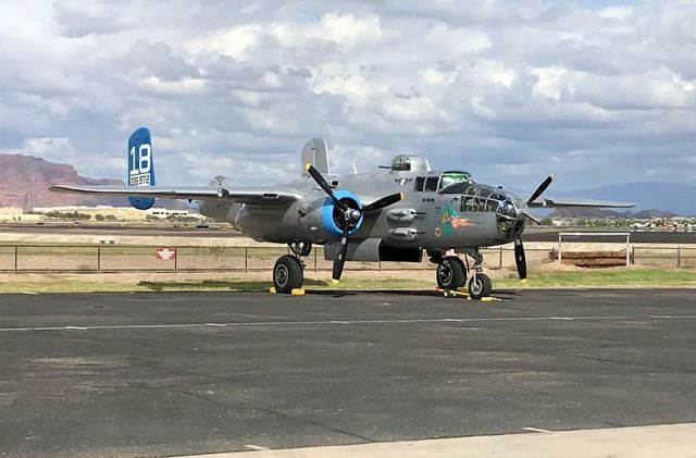 North American TB-25 Mitchell — - Arizona Commemorative Air Force Museum, Mesa, AZbr /Maid in the Shade