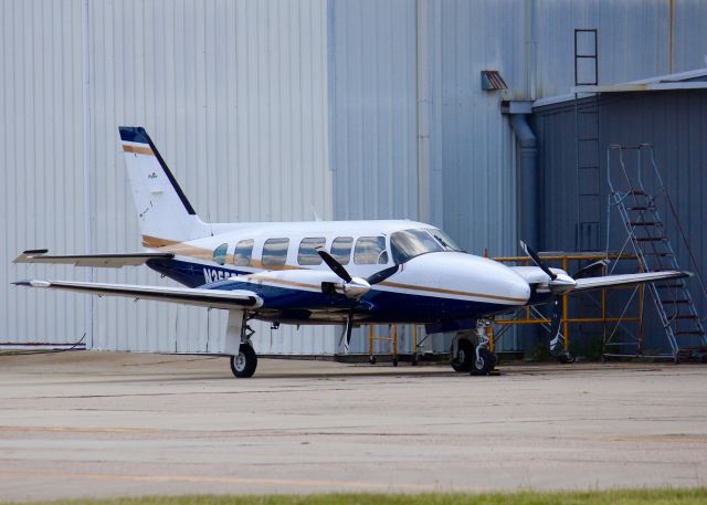 Piper Navajo (N3555B) - At Shreveport Regional.