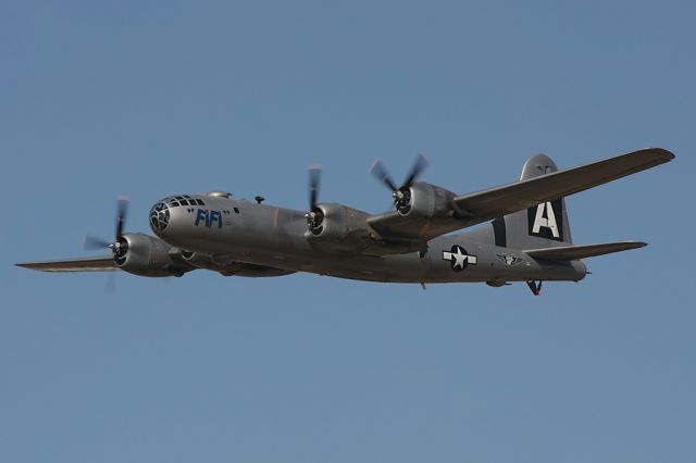 Boeing B-29 Superfortress (N529B) - FIFI arrives to the Fort Worth Alliance Airshow