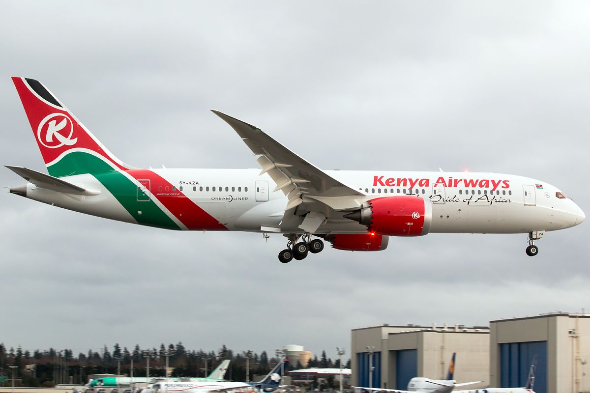 Boeing 787-8 (5Y-KZA) - Kenya Airways first 787-8