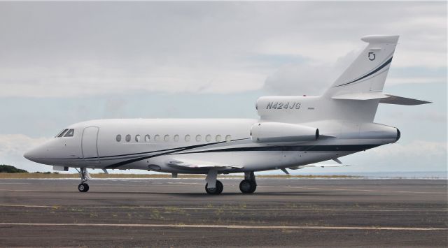 Dassault Falcon 900 (N424JG) - Santa Maria Island International Airport - LPAZ, Azores. 2021-08-22
