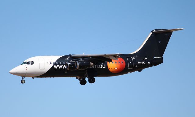 British Aerospace BAe-146-200 (VH-SAZ) - On finals into Longreach - 4 September 2019