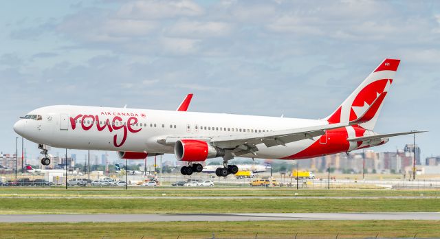 BOEING 767-300 (C-GHPE) - Air Canada Rouge celebrating its 3rd anniversary on July 1st!