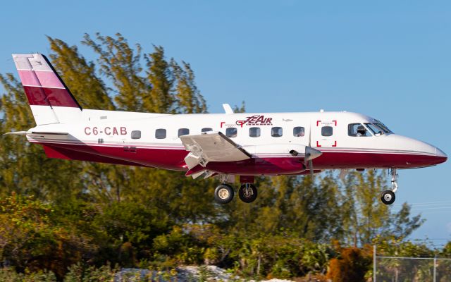 Embraer EMB-110 Bandeirante (C6-CAB) - C6-CAB first flight in 4 months! freshly painted.