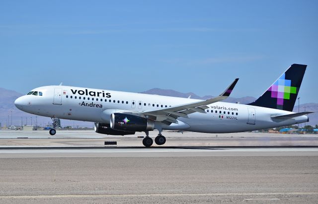 Airbus A320 (N522VL) - N522VL Volaris 2013 Airbus A320-233(WL) - cn 5776 "Andrea" - McCarran International Airport (KLAS)br /Las Vegas, Nevadabr /TDelCorobr /June 14, 2014