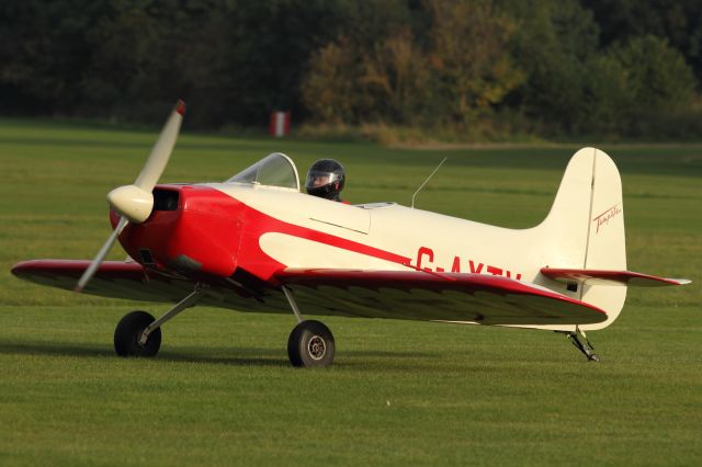 — — - I don't know what this aircraft is, but it wouldn't look out of place in a Shopping Mall, operating on dimes an quarters and much less on kerosene.