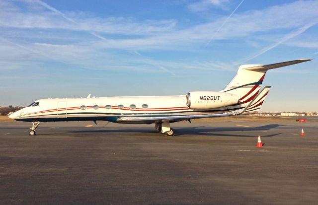 Gulfstream Aerospace Gulfstream V (N626UT) - Seen @ KBOS Logan SFS ramp 03/06/17