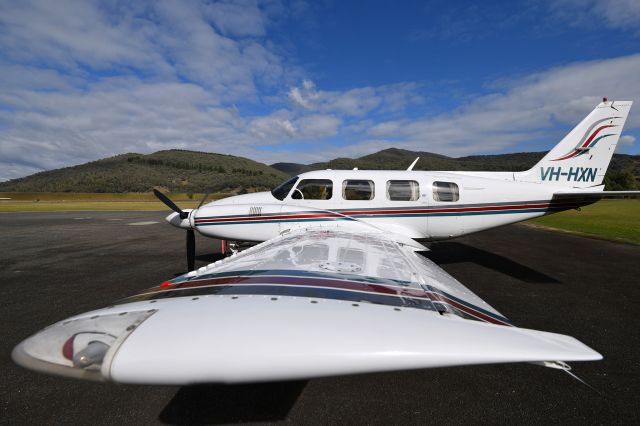 Piper Navajo (VH-HXN) - Khancoban April 23, 2021. Just landed from Melbourne into one of my favorite and the most picturesque airfields in all of Australia.