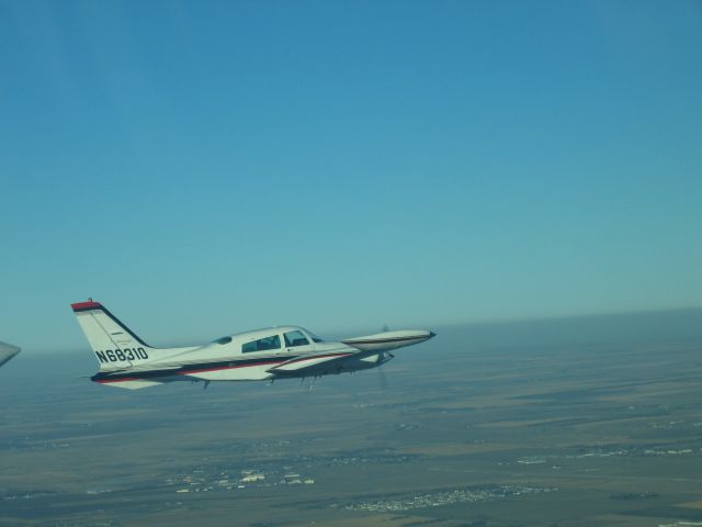 Cessna 310 (N68310) - Flying near Watertown South Dakota