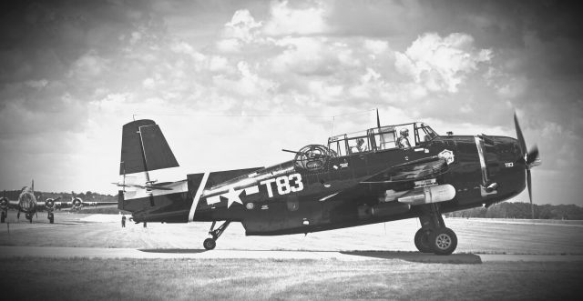 Grumman G-40 Avenger (SAI81865) - Start of a mission off of Guam in late 1944, A TBM Avenger readys for flight? Or heading to the runway to take off fot the 2016 Air Expo in Eden Prairie, Minnesota? We will never know.......